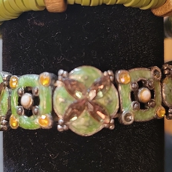 Set of 3 green bracelets - Picture 4 of 8